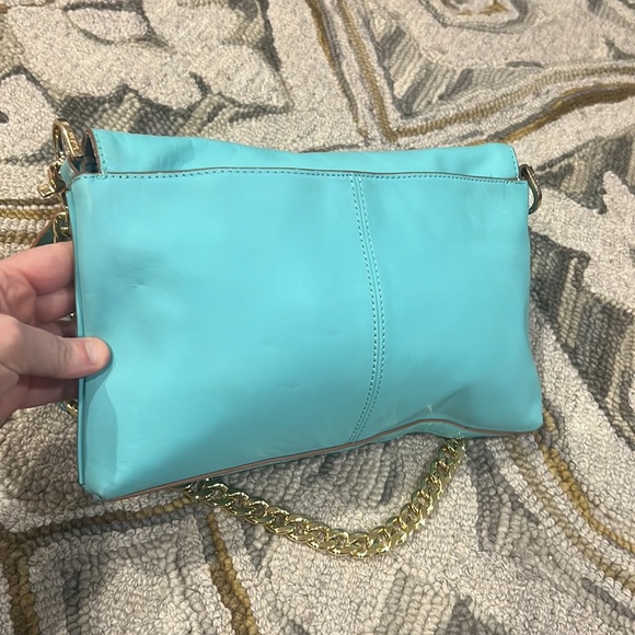 💕 Boktier sea green gold leather medium shoulder crossbody bag 💕